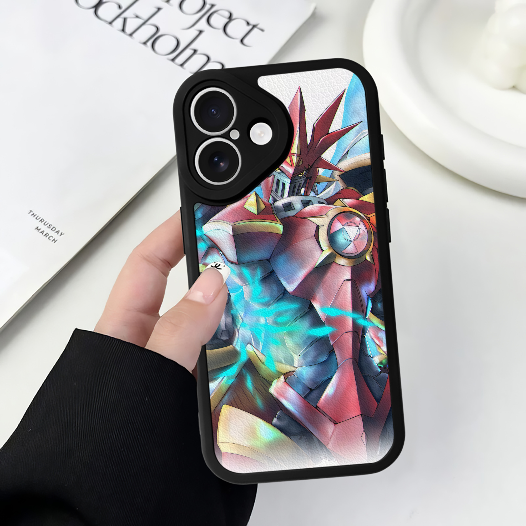 （画像用） Digimon デジタルモンスター/デジモン 【iPhone 16シリーズ対応】シリコンスマホケース（レザー調） 材質：シリコン